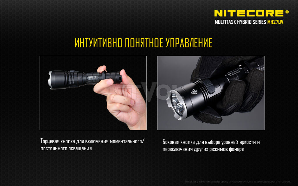 Ліхтар Nitecore MH27UV фото 10