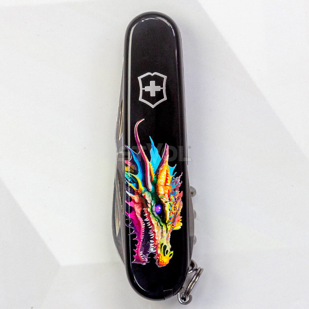 Ніж Victorinox Swiss Army Spartan Zodiac Яскравий дракон фото 6