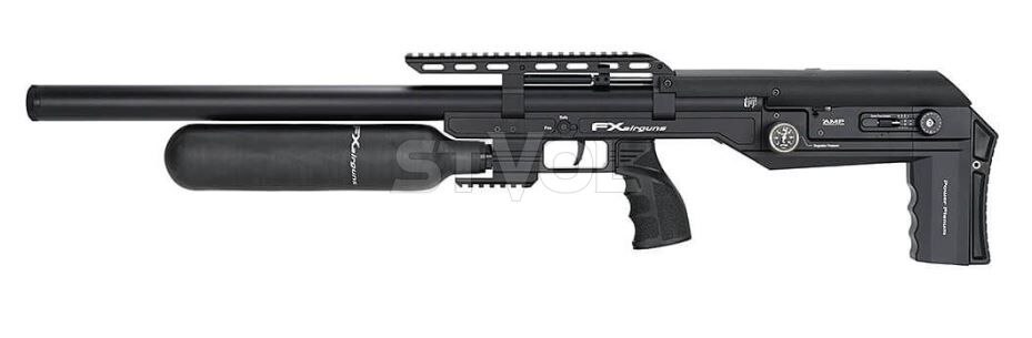 Пневматична редукторна гвинтівка FX Airgun Leopard Black Sniper Bottle .177 кал фото