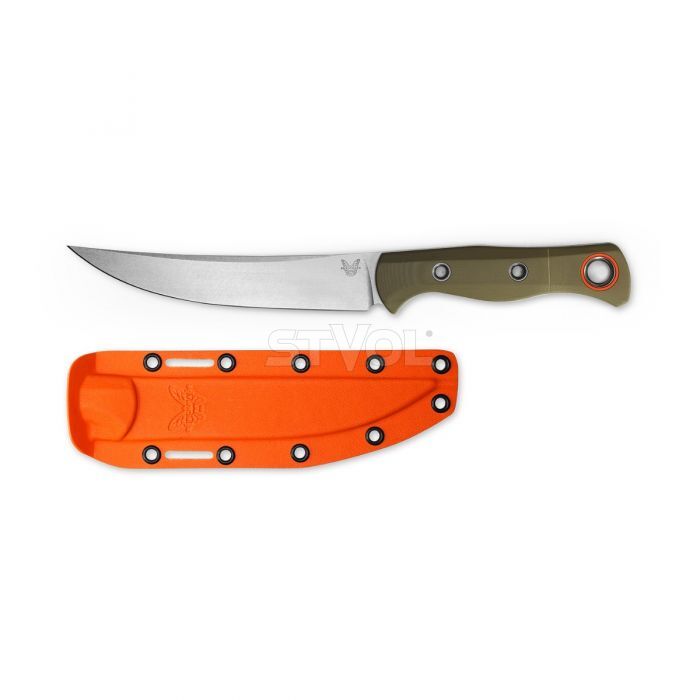 Ніж Benchmade "Meatcrafter", olive, G10 фото 7