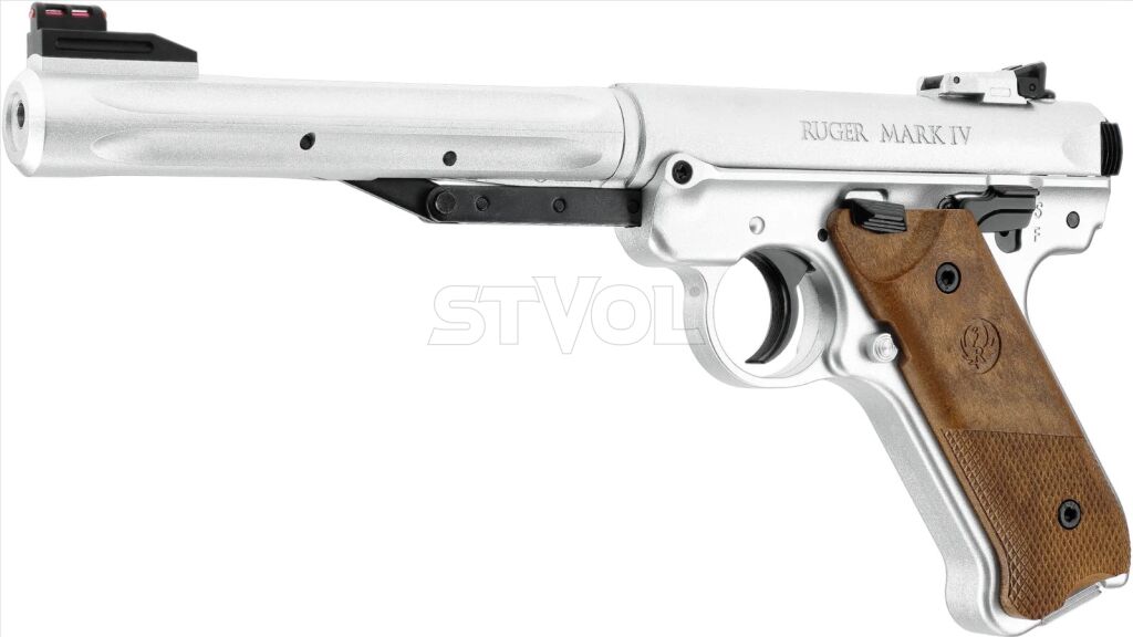Пневматичний пістолет Umarex Ruger Mark IV Stainless  кал.4,5 мм фото 2