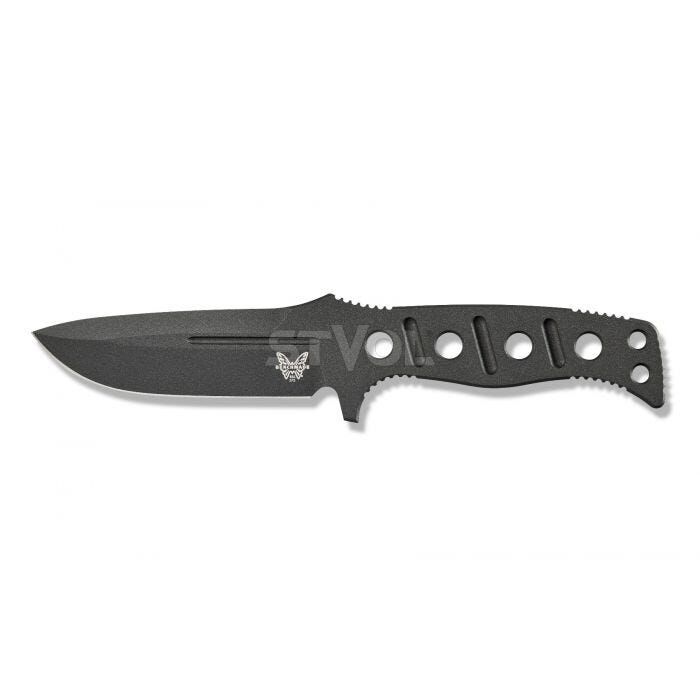 Ніж Benchmade"Sibert Adamas", фікс, паракорд, чорний фото 3
