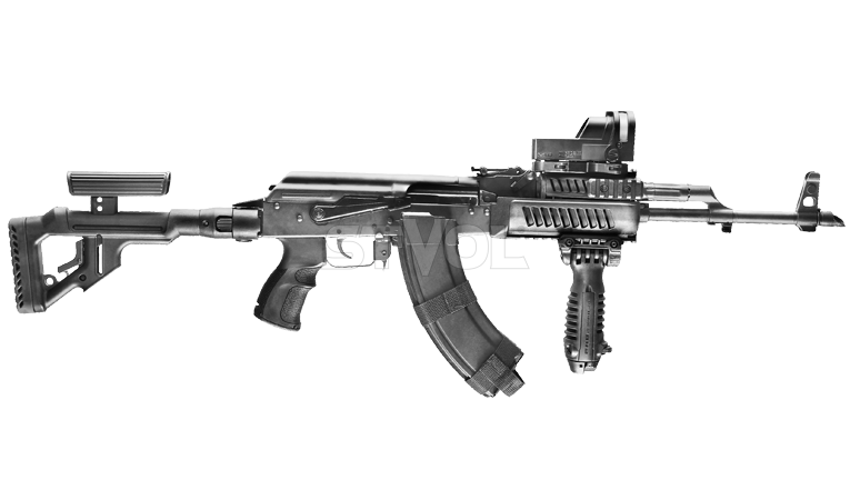 Руків'я пістолетне FAB для AK-47, чорне фото 2
