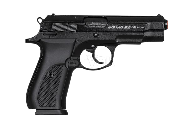 Пистолет сигнальный Aksa Arms cal.9 PAK (CZ) Black Фото 2