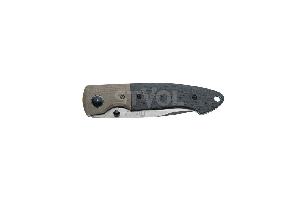Ніж Maserin Explorer, D2, carbon fiber фото 3