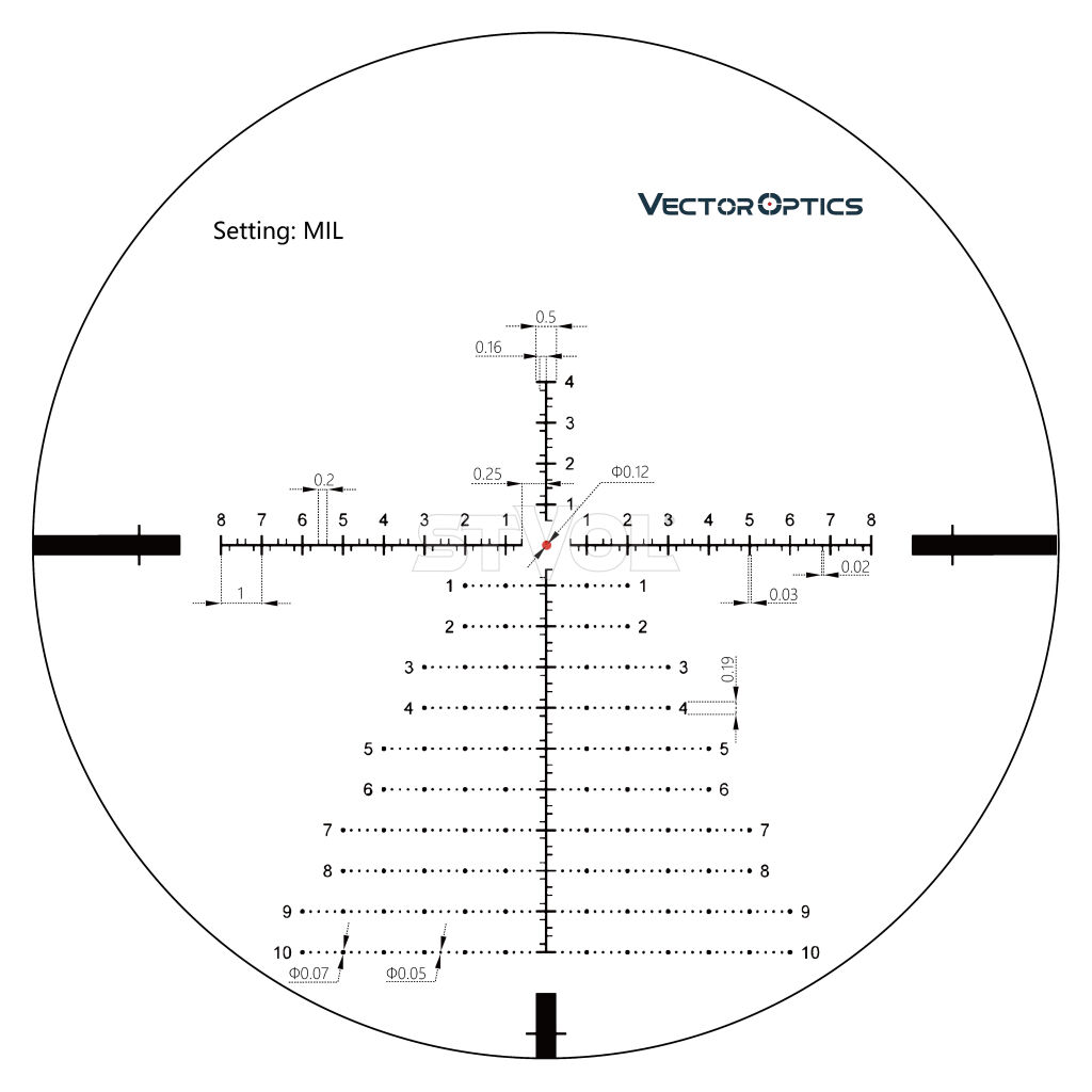 Прицел оптический Vector Optics Continental 5-30x56 (34mm) illum. FFP Tactical Фото 9