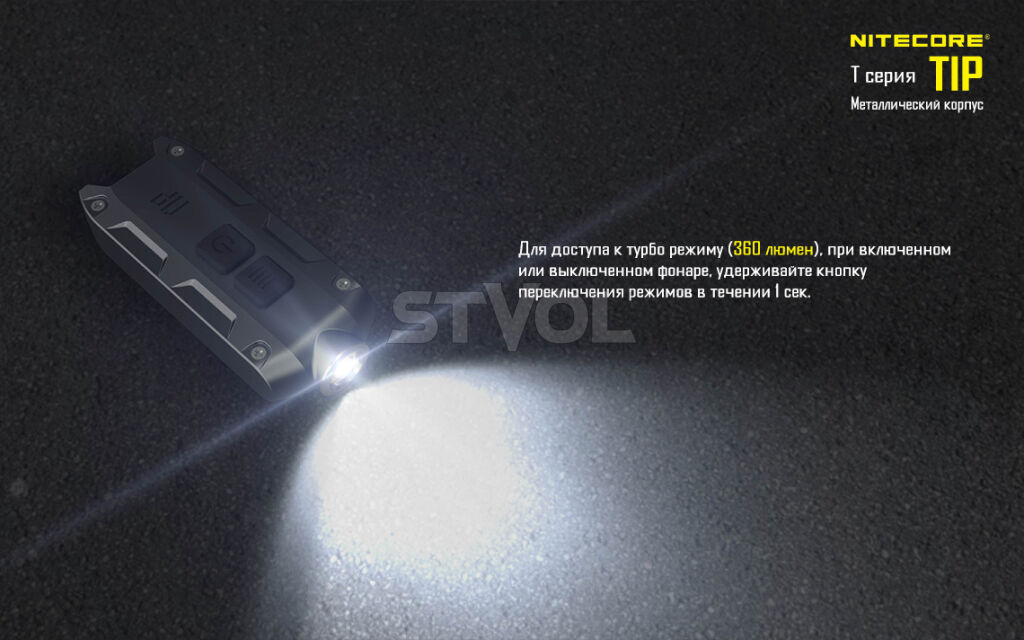 Ліхтар Nitecore TIP червоний фото 12