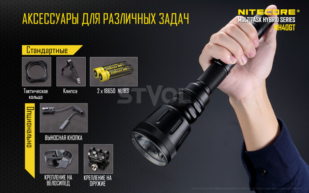Ліхтар Nitecore MH40GT фото 12