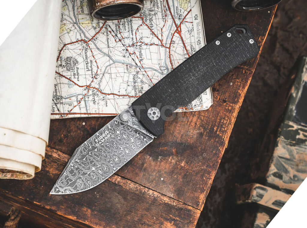 Нож Boker "Tiger-Damast" Фото 5