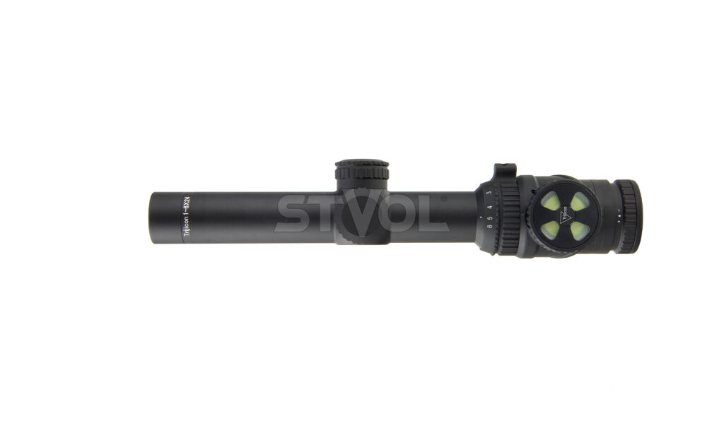 Приціл оптичний TRIJICON AccuPoint 1-6x24 (30 мм) illum. BAC Green Triangle Tritium/Fiber Optics SFP фото 4