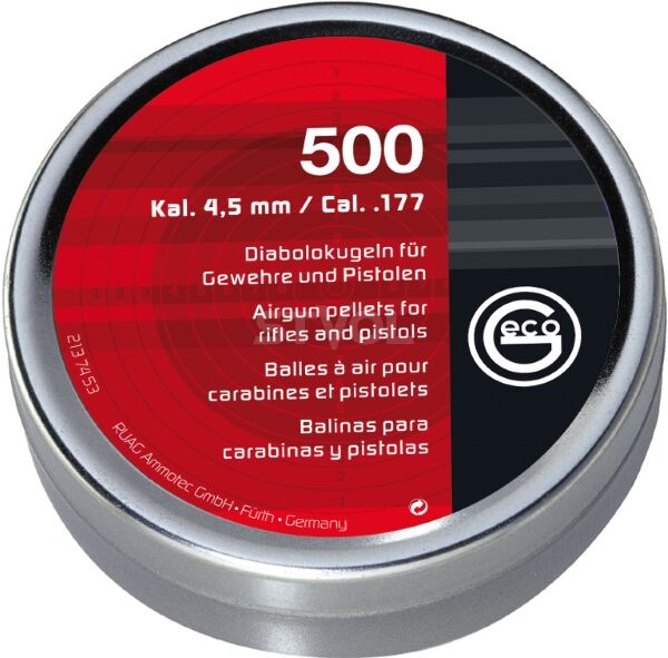 Пульки RWS GECO Diabolo 0,45 гр.500 шт кал.4,5 мм
