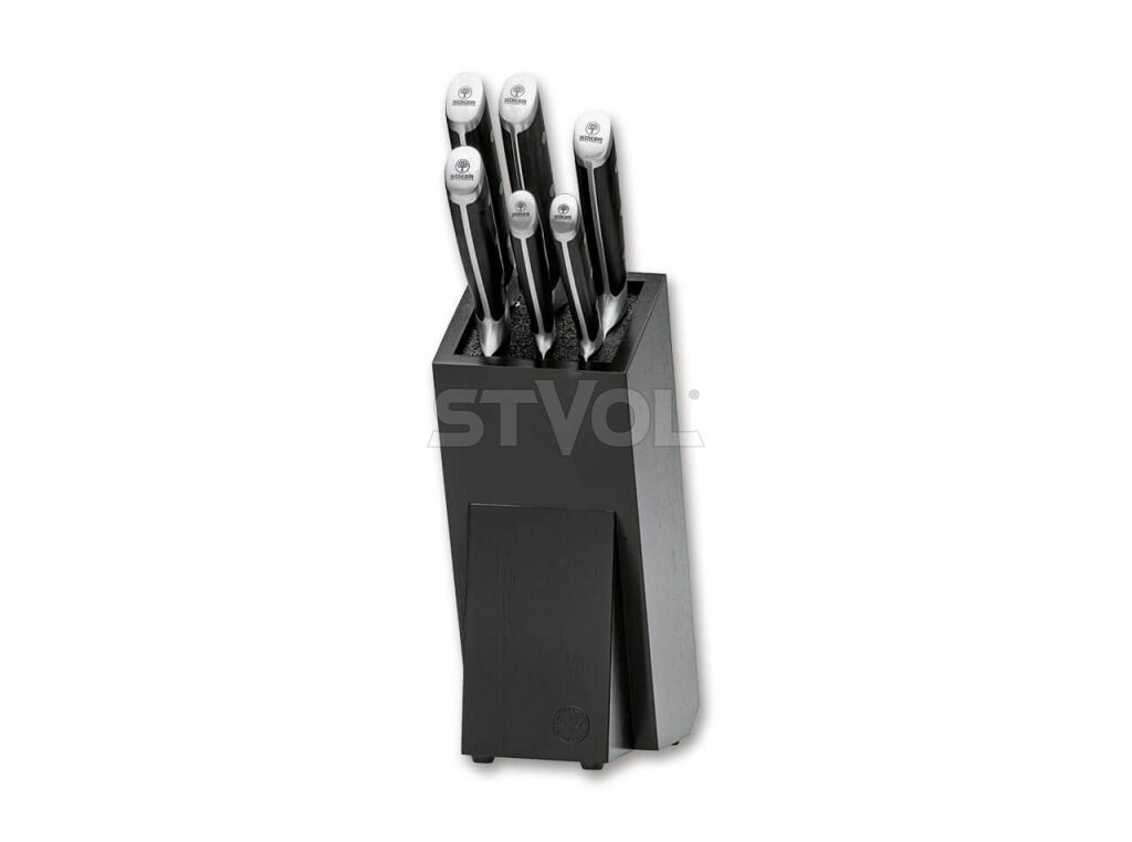 Набір кованих кухонних ножів у підставці Boker Forge Set 2.0 фото