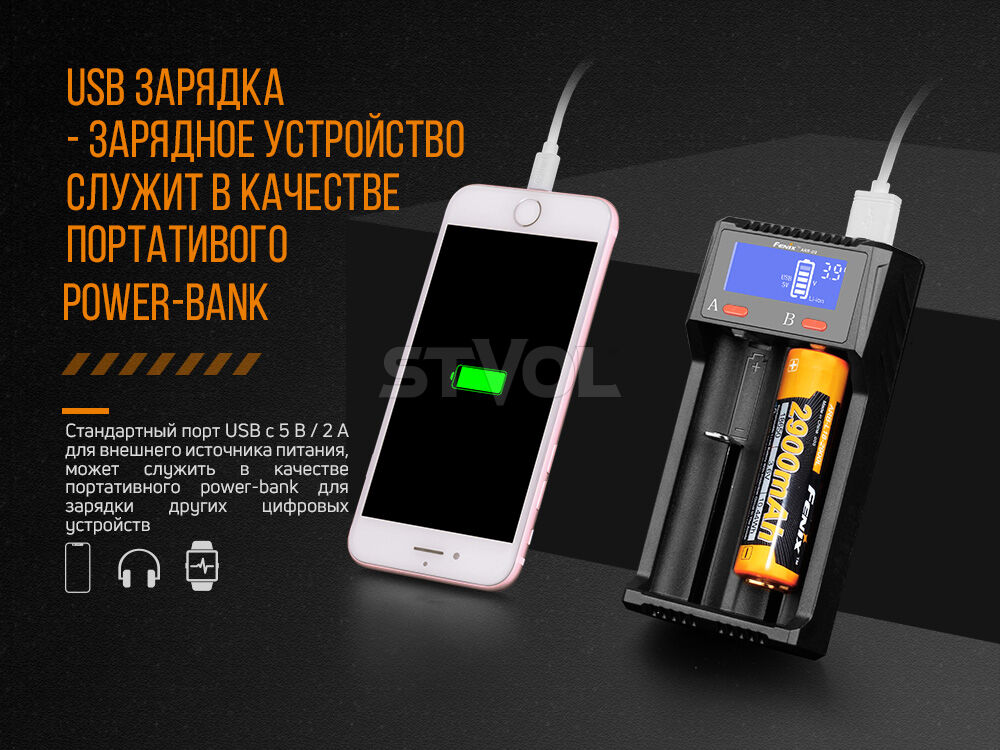 ARE-D2 Зарядное устройство Fenix ARE-D2 фото 8