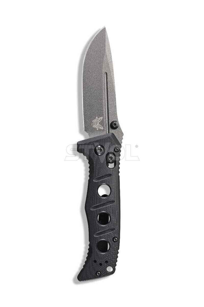 Ніж Benchmade "Sibert Mini Adamas", чорний фото 2