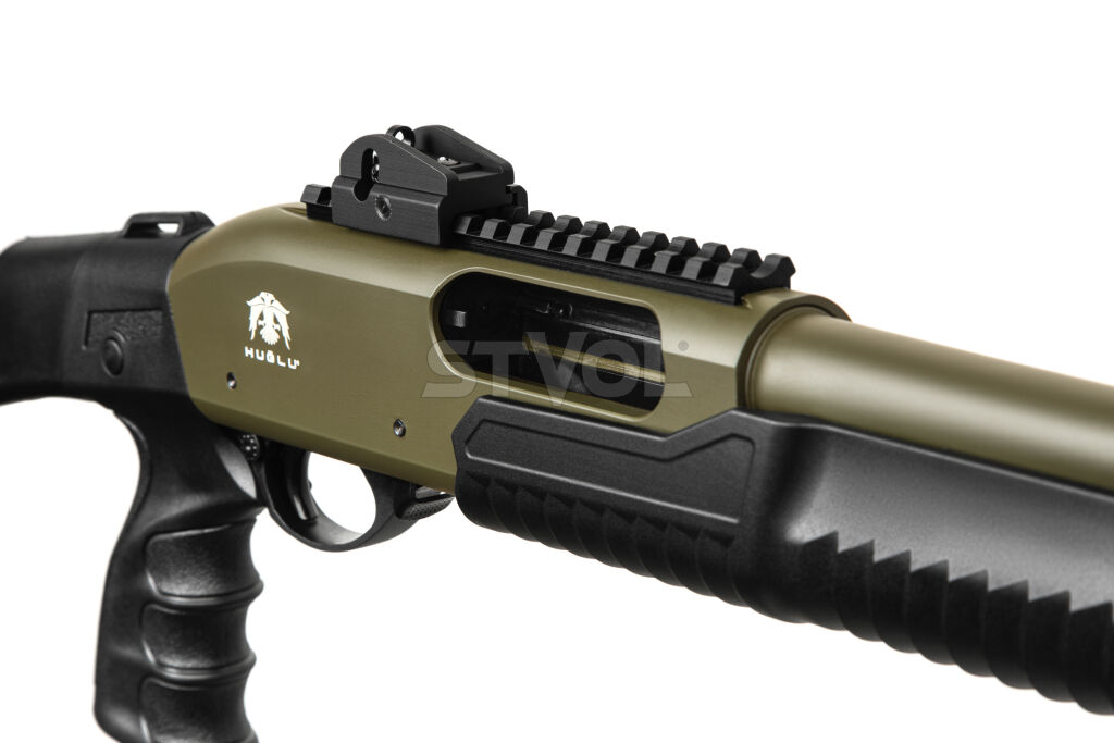 ATROX Tactic Khaki Telescopic Stock 12/47 см Рушниця гладкоствольна Huglu 7+1 фото 3