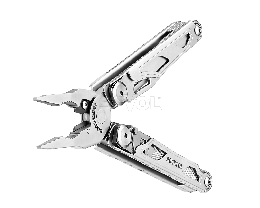 Мультитул Rocktol SK05VG 29-в-1 з нейлоновим чохлом, бітами та запасними аксесуарами фото 2