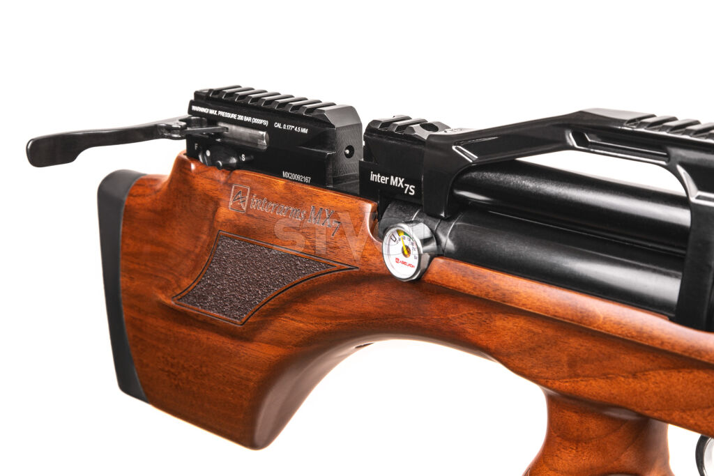 Пневматина PCP гвинтiвка  Aselkon MX7-S Wood  кал. 4.5 дерево фото 4