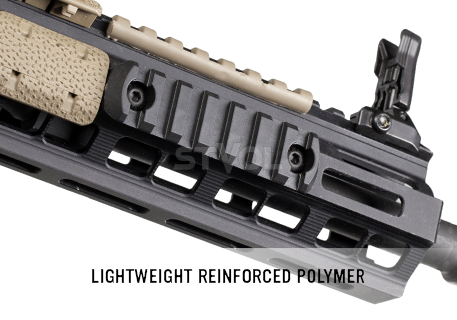 Планка Пікатінні Magpul Polymer 7 Slots M-Lok Systeme - Black фото 8