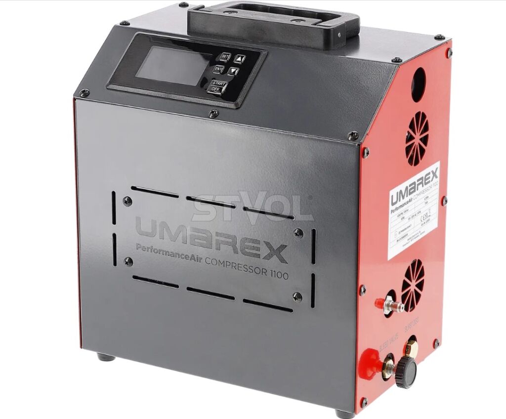 Компресор для PCP пневматики Umarex PAC 1100 PerformanceAir 300 Bar (12v/230v) фото 4
