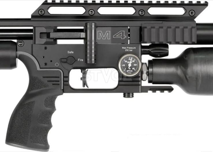 Пневматична редукторна гвинтівка FX Airgun M4 Sniper Black .177 кал фото 3