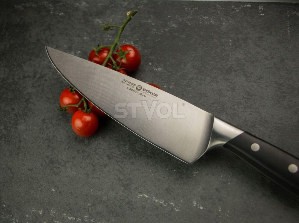 Шефский кованый кухонный нож Boker Forge Chefmesser Фото 3