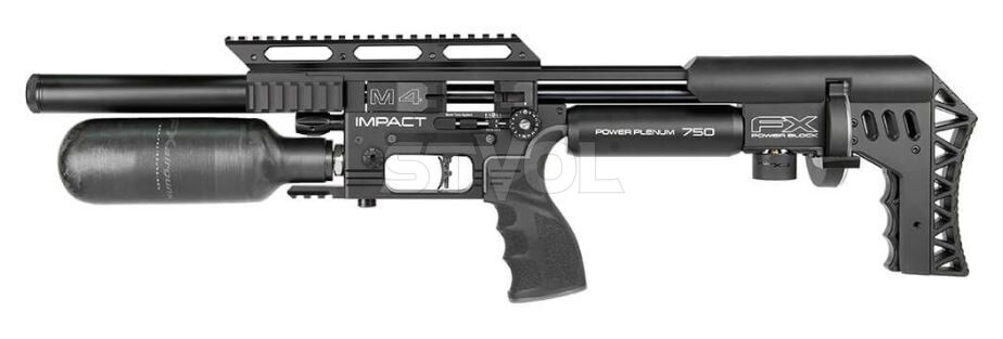 Пневматична редукторна гвинтівка FX Airgun M4 Compact Black .177 кал фото