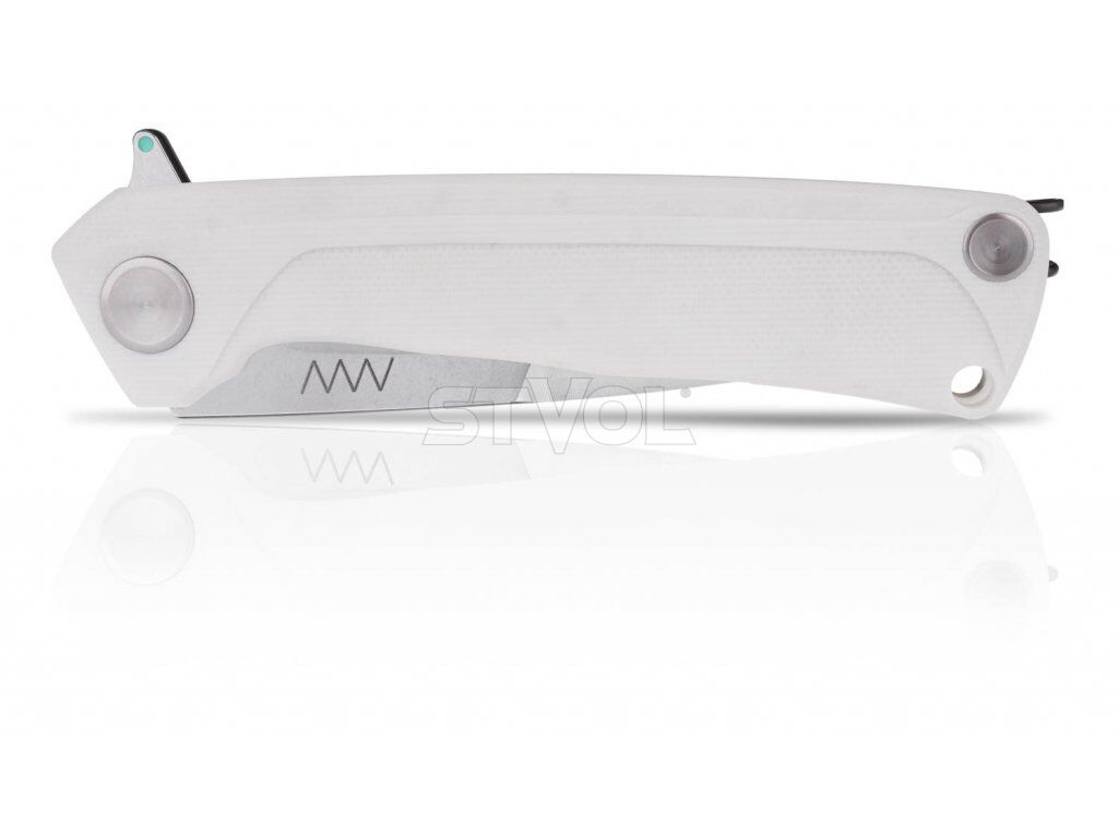 Нож Acta Non Verba Z100 Mk.II,  liner lock, белый Фото 3