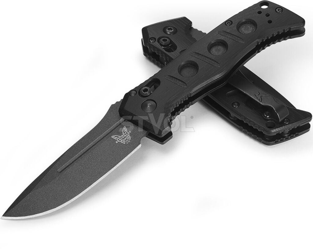 Нож Benchmade "Sibert Mini Auto Adamas", черный Фото 5