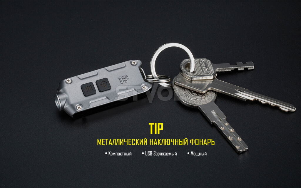 Ліхтар Nitecore TIP червоний фото 2