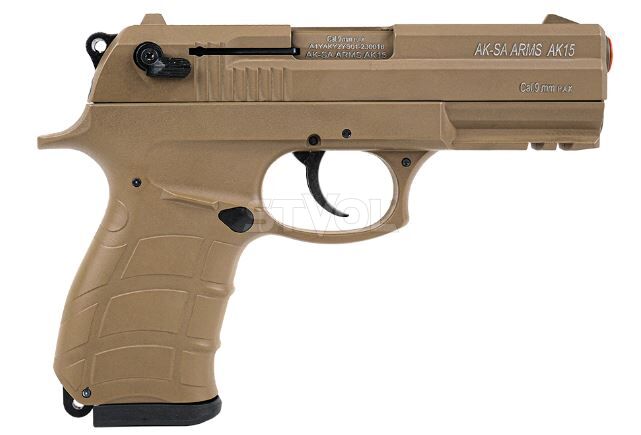 Пістолет сигнальний Aksa Arms AK15 CC-08 cal.9 PAK (Beretta) фото 2