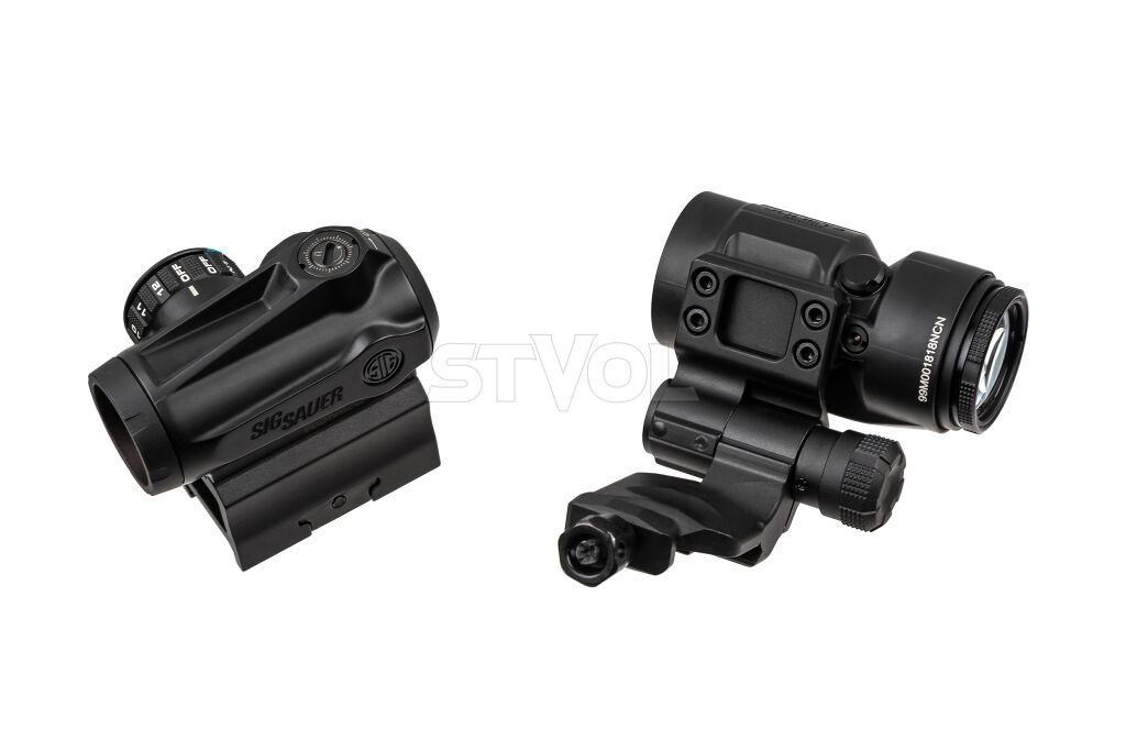 Комплект Sig Optics колiматор ROMEO-MSR Gen II 2 MOA і магніфер JULIET3-MICRO 3X22MM фото 5