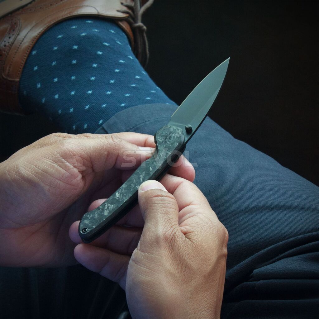 Ніж Ocaso "Seaton", Large, Carbon Fiber, Black фото 4