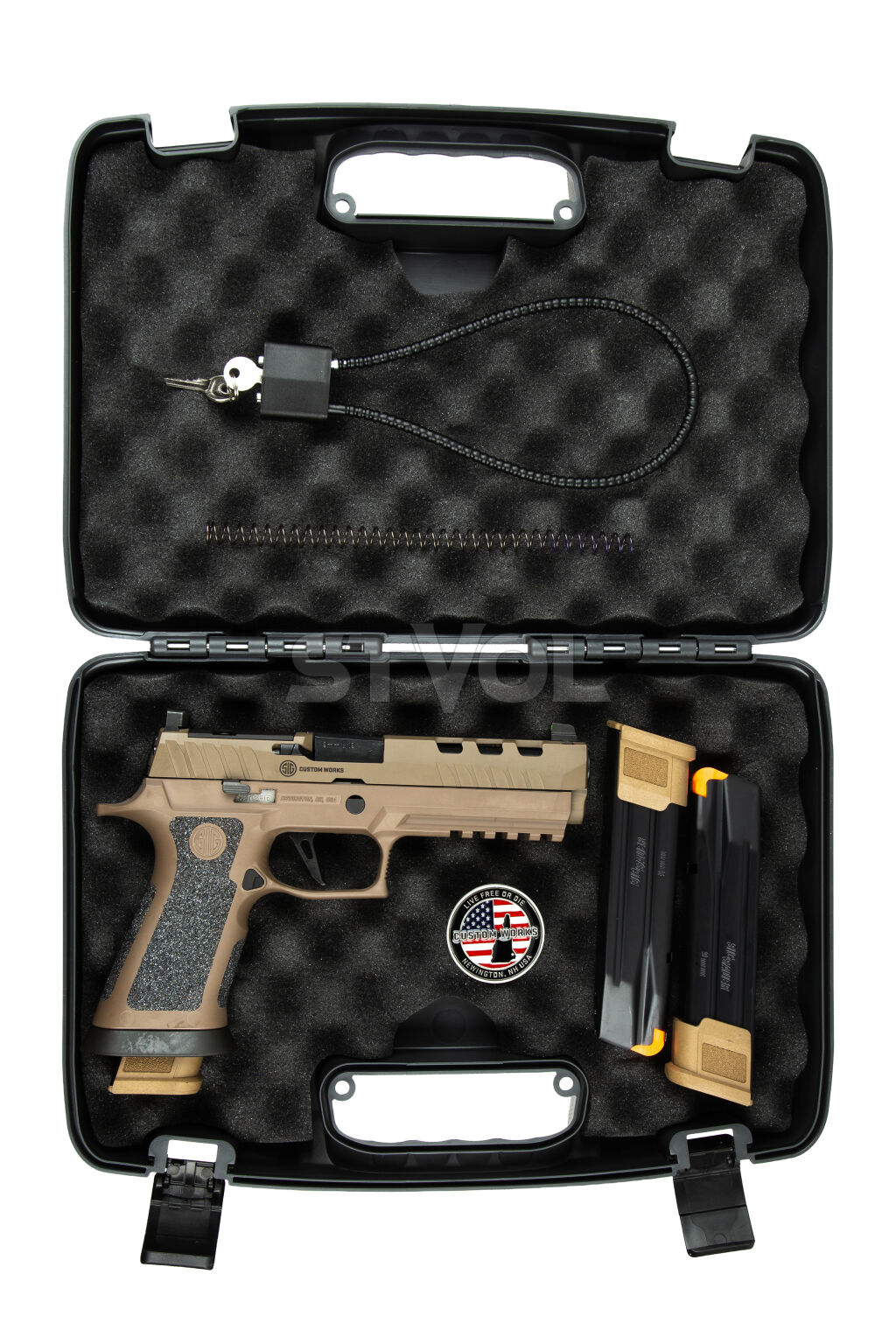 Пістолет спортивний Sig Sauer P320 9MM, 5IN, DH3, COYOTE, (3) 21RD STEEL MAG, RAIL фото 12