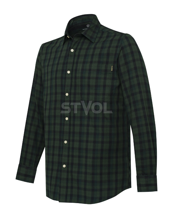 Рубашка мужская Bryggen "Beretta" (Green and Black Check)