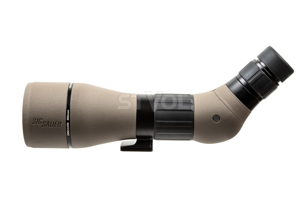 Зрительная труба Sig Optics OSCAR8, 27-55X80MM, HDX LENS, ANGLED EYEPIECE, FDE Фото 5