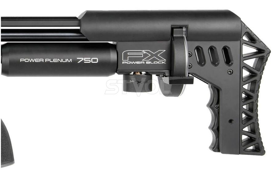 Пневматична редукторна гвинтівка FX Airgun M4 Compact Black .177 кал фото 6