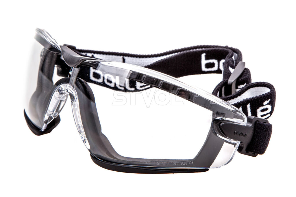 Окуляри захисні Bolle Cobra з оправою, ремінцем і чохлом фото 2