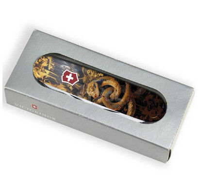 Ніж Victorinox Swiss Army Climber Zodiac Золота дерев'яна змія фото 4