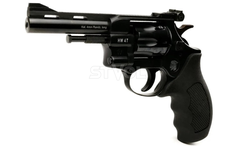 Револьвер под патрон флобера Weihrauch HW4, кал.4, 4" Combat grip
