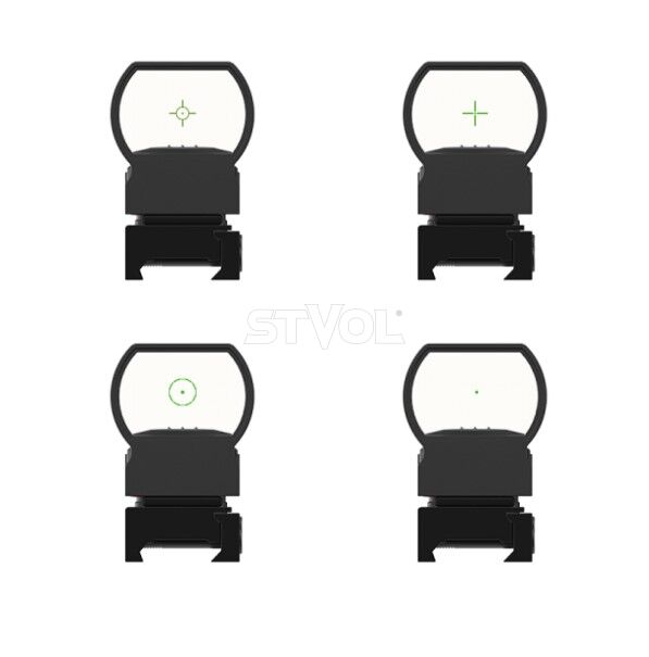 Приціл коліматорний VICTOPTICS Z3 1X22X33 4 види червоної і зеленої сітки фото 8