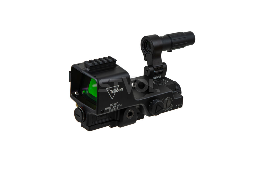 Приціл коліматорний TRIJICON MGRS Red Segmented Circle 3 MOA зі збільшувачем 3х фото 4