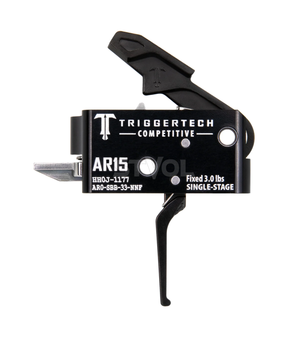 AR0-SBB-33-NNF УСМ TriggerTech AR15 Black Competitive Flat Single Stage Black EPD фото