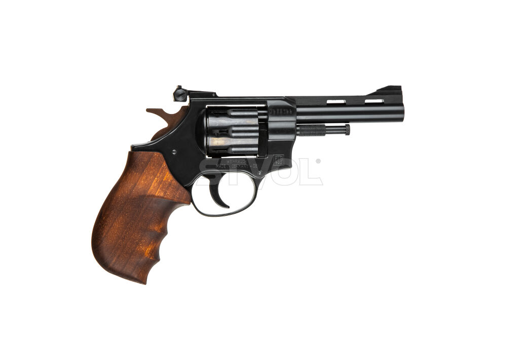 Револьвер под патрон флобера Weihrauch HW4, кал.4, 4" Wooden grip Фото 3
