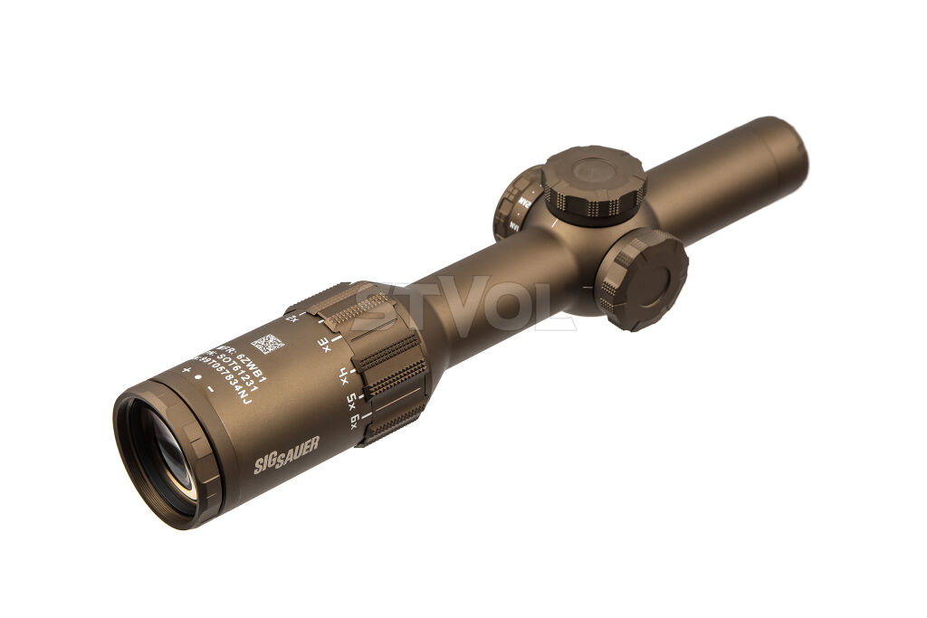 Приціл оптичний SIG Optics TANGO6T 1-6X24MM, 30MM, FFP, 556-762 HORSESHOE ILLUM, 0.2 MRAD, FDE фото 3