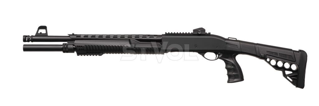 ATROX Tactic Plus Black Telescopic Stock 12/47 см Рушниця гладкоствольна Huglu 7+1 фото 7