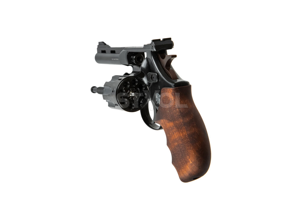 Револьвер под патрон флобера Weihrauch HW4, кал.4, 4" Wooden grip Фото 5
