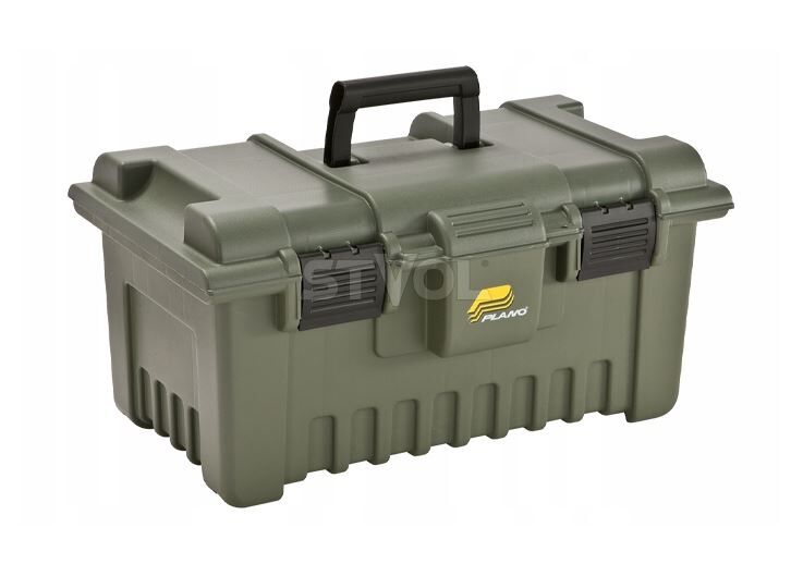 178100 Ящик Plano Shooters Case XL, з підставкою для зброї, зелений фото 2
