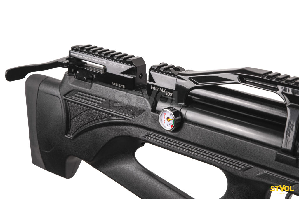 Пневматическая PCP винтовка  Aselkon MX10-S Black  кал. 4.5 Фото 4