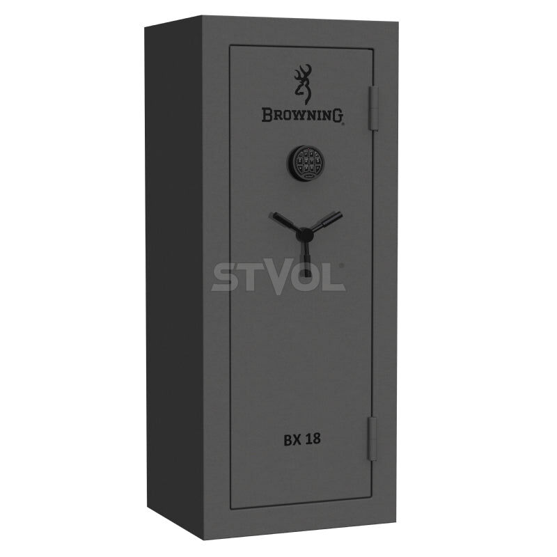 Сейф BROWNING 148х61х51 темно-серый, сер.мат.ручки, эл.замок